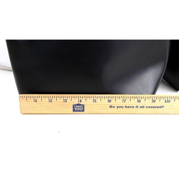 MANSUR GAVRIEL BLACK PINK GENUINE LEATHER DRAWSTRING X-BODY SHOULDER BAG + POUCH - Picture 12 of 16